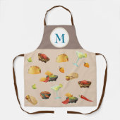 Mexicaanse voedselCarne Asada Taco Margarita Schort (Voorkant)