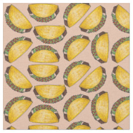 Mexicaanse voedselriffen Tacos Taco Dinsdag Fabric Stof