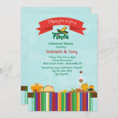 Mexicaanse voedseluitnodiging kaart (Voorkant / Achterkant)