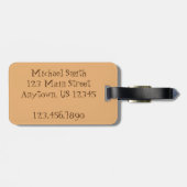 Mexicaanse voedselzwarte Bean Enchiladas Tex Mex F Bagagelabel (Achterkant horizontaal)