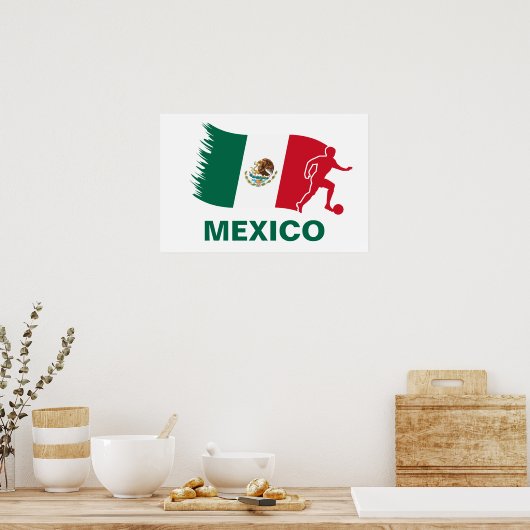 Mexicaanse Voetbal Poster (Keuken)