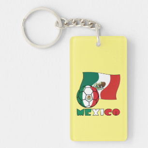 Mexicaanse Voetbal Sleutelhanger