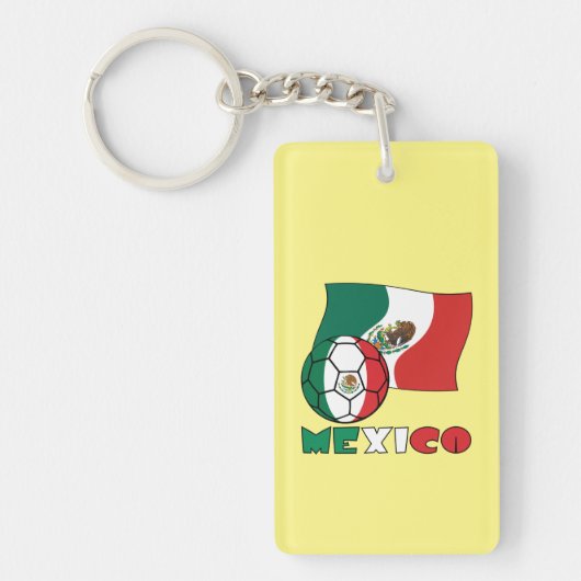 Mexicaanse Voetbal Sleutelhanger (Voorkant)