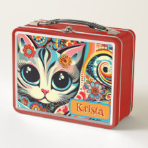 Mexicaanse volkskunst Abstracte kitty cat geperson