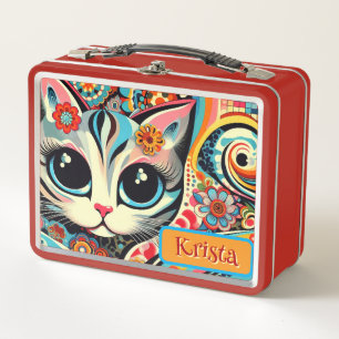 Mexicaanse volkskunst Abstracte kitty cat geperson