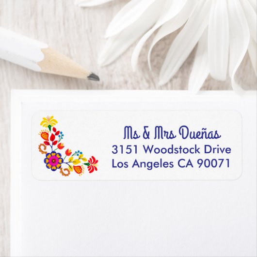 Mexicaanse volkskunst Fiesta Etiket (Insitu)