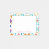 Mexicaanse volkskunst gepersonaliseerde Fiesta Pos Post-it® Notes (Voorkant)