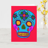 Mexicaanse volkskunst kaart (Gele Bloem)