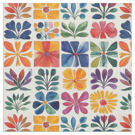 Mexicaanse volkskunst Patchwork Papel Picado Stof