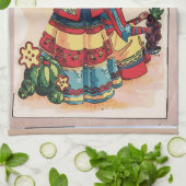 Mexicaanse vrouwelijke muuraan theedoek (Gevouwen)