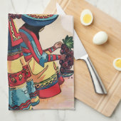 Mexicaanse vrouwelijke muuraan theedoek (Quarter Fold)