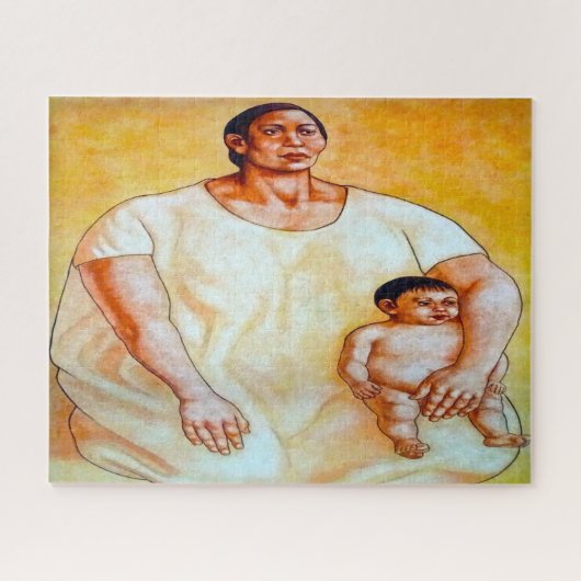 Mexicaanse Wall Murals. Jigzaag Puzzle Legpuzzel (Horizontaal)