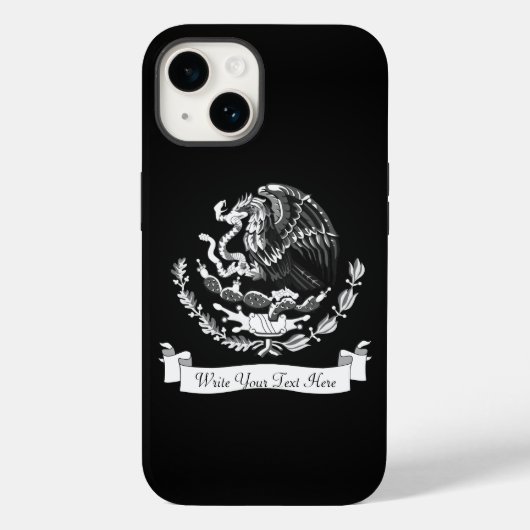 Mexicaanse wapenmantel Case-Mate iPhone case (Achterkant)