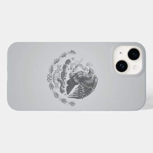 Mexicaanse wapenmantel Case-Mate iPhone case (Achterkant (horizontaal))