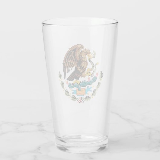 Mexicaanse wapenmantel glas (Achterkant)