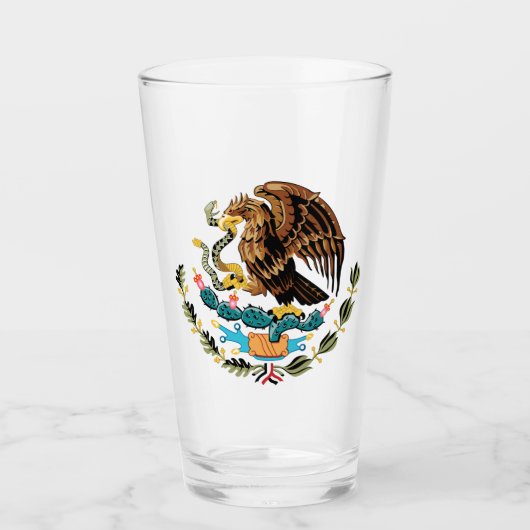Mexicaanse wapenmantel glas (Voorkant)