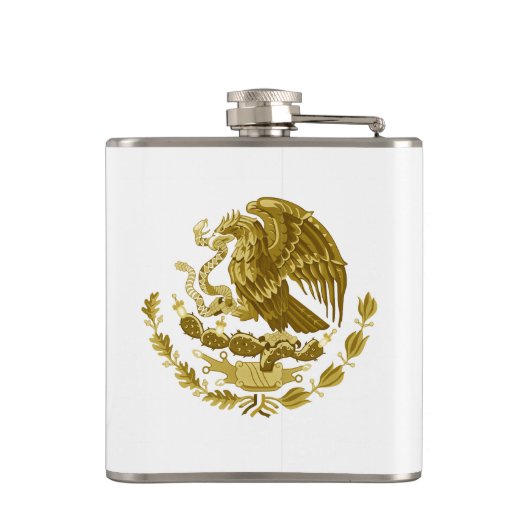 Mexicaanse wapenmantel heupfles (Achterkant)