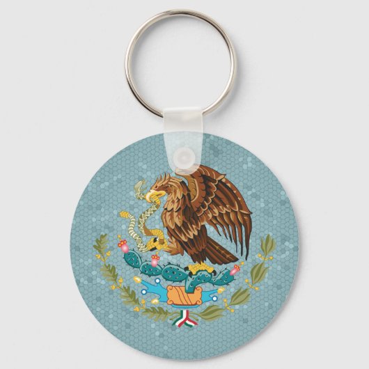 Mexicaanse wapenmantel sleutelhanger (Voorkant)