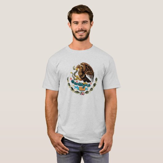 Mexicaanse wapenmantel T-shirt (Voorkant volledig)