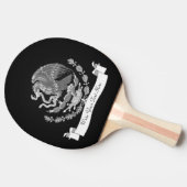 Mexicaanse wapenmantel tafeltennisbatje (Zijkant)