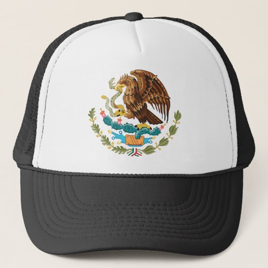 Mexicaanse wapenmantel trucker pet (Voorkant)