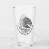 Mexicaanse wapenmantel - zilver glas (Achterkant)