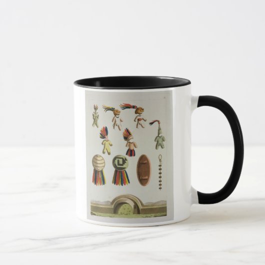 Mexicaanse wapens (kleurenlitho) mok (Rechts)