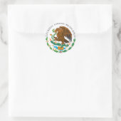 Mexicaanse wapenstilstand ronde sticker (Tas)