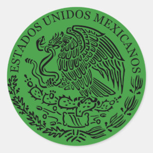 Mexicaanse wapenstilstand ronde sticker