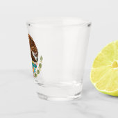 Mexicaanse wapenstilstand Tenochtitlan Mexico Shot Glas (Rechts)