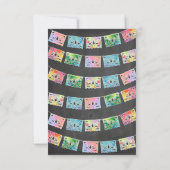 Mexicaanse Waterverf Cactus RSVP Kaartje (Achterkant)