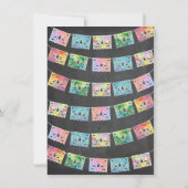 Mexicaanse Waterverf Cactus-uitnodigingen Kaart (Achterkant)