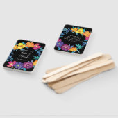 Mexicaanse Waterverf Florals Wedding Handwaaier (Niet-gemonteerd)