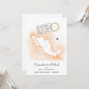 Mexicaanse Waterverf Map   Cabo   Bestemmingswedde