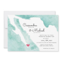 Mexicaanse Waterverf Map | Cabo | Bestemmingswedde