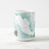 Mexicaanse Waterverf Map | Cabo | Bestemmingswedde Koffiemok (Center)