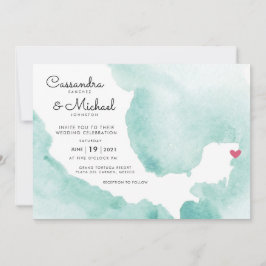 Mexicaanse Waterverf Map | Playa del Carmen Kaart