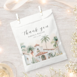 Mexicaanse Waterverf Palm Tree Bedankt Bedankzakje
