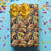 Mexicaanse Waterverf Taco Cadeaupapier