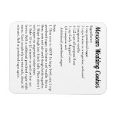 Mexicaanse Weddenschappen Recipe Bedankt cadeau Magneet (Horizontaal)