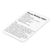 Mexicaanse Weddenschappen Recipe Bedankt cadeau Magneet (Linkerzijde)