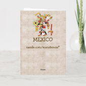 Mexicaanse wenskaart kaart (Achterkant)