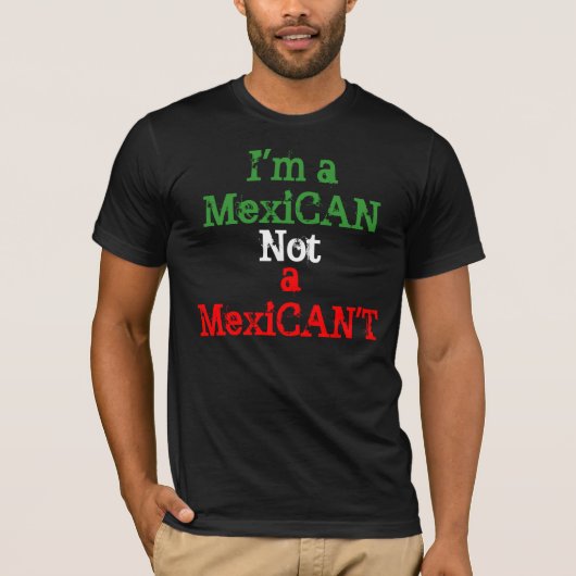 Mexicaanse werknemer t-shirt (Voorkant)