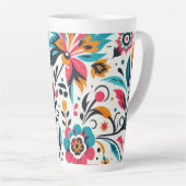 Mexicaanse white latte mok (Rechterhoek)
