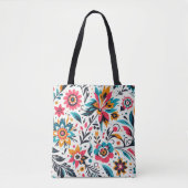 Mexicaanse white tote bag (Voorkant)