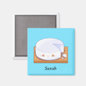 Mexicaanse witte kaas Queso Fresco Magneet (Voorkant / Achterkant)