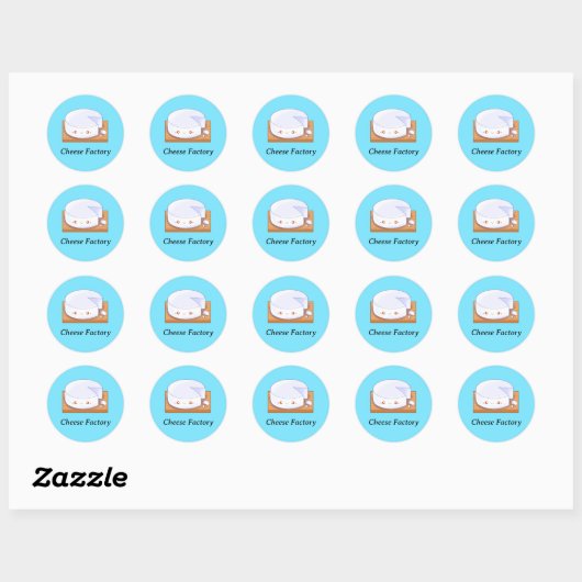 Mexicaanse witte kaas Queso Fresco Ronde Sticker (Vel)