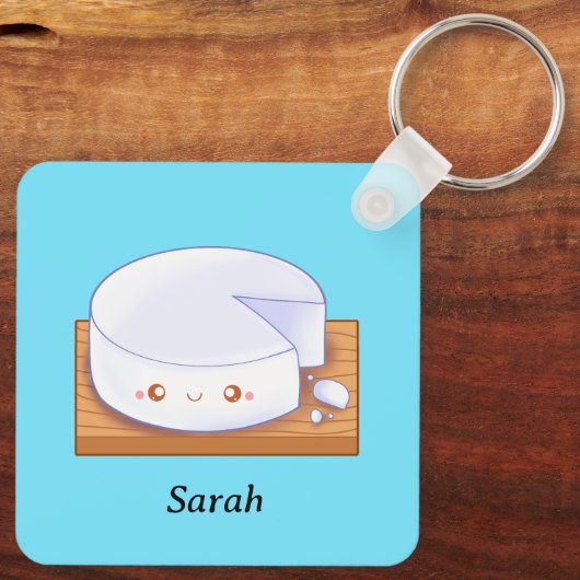 Mexicaanse witte kaas Queso Fresco Sleutelhanger (Achterkant)