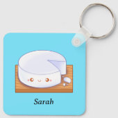 Mexicaanse witte kaas Queso Fresco Sleutelhanger (Achterkant)