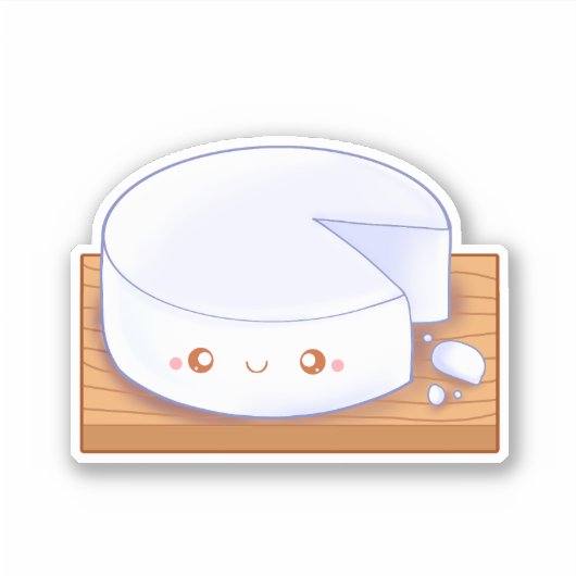 Mexicaanse witte kaas Queso Fresco Sticker (Voorkant)